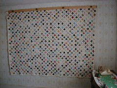 Mom s (Julia (Judy) Kish Dorrough s) quilt in our bedroom Canandaigua, NY [Mom s Crafts]
